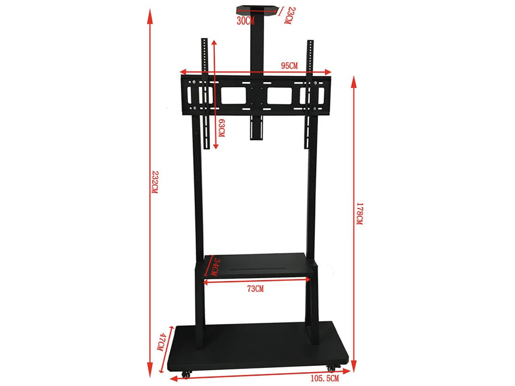 Giá treo tivi di động ErgoTek E2500 55-90 inch