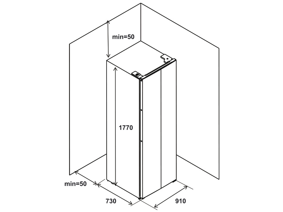 Tủ lạnh Side by side Hafele