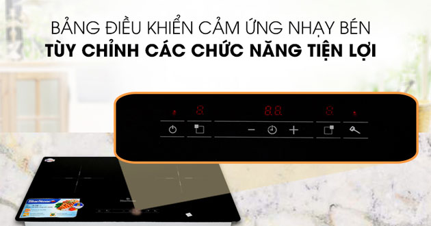 Hướng dẫn sử dụng bếp từ đôi lắp âm Bluestone ICB-6818 | Kithome