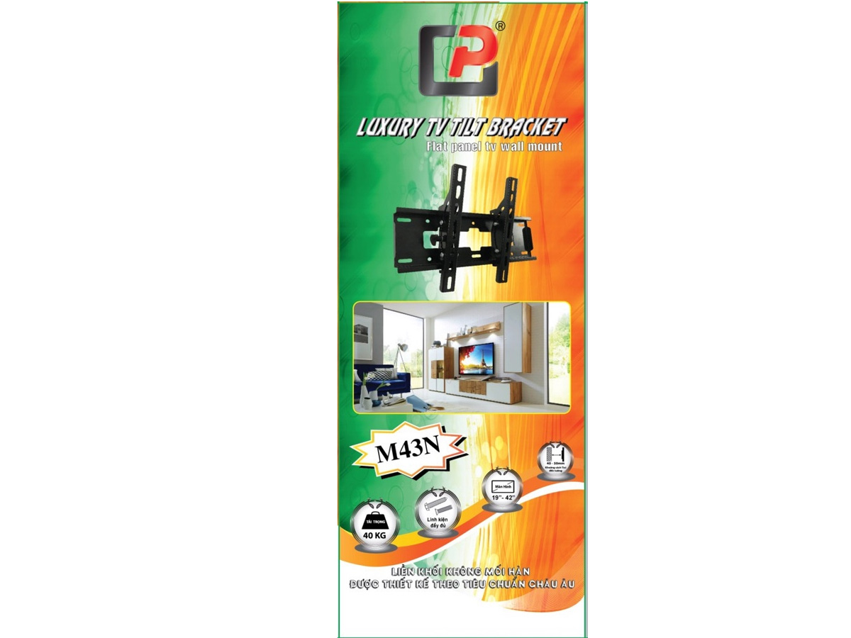 Khung treo tivi áp tường M43N 19 inch-43 inch