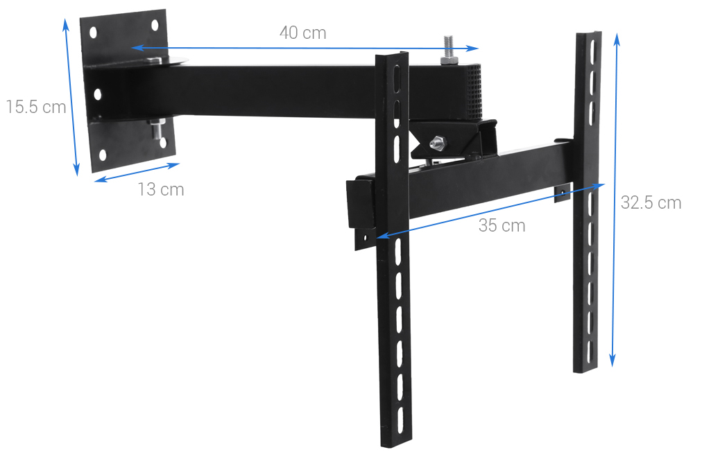 Khung treo tivi xoay X4.3 Từ 19-37 inch