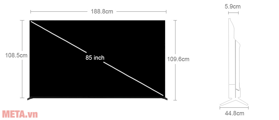 Tivi Mini LED Sony 4K 85 inch XR-85X95L