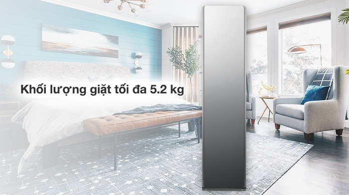 Tủ chăm sóc quần áo thông minh LG Styler S3MFC Khối lượng giặt 5.2kg