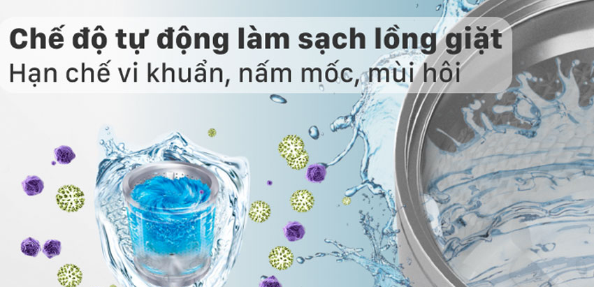 Máy giặt cửa ngang Casper Inverter WF-95I140BWC 9.5Kg