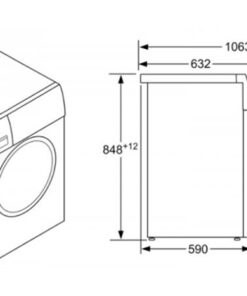 Máy giặt cửa trước Bosch 8kg WAJ20180SG Series 4