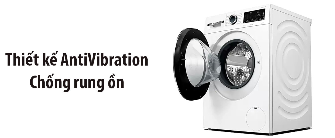 Công nghệ Anti Vibration sẽ giúp máy giặt Bosch WGG234E0SG Công nghệ Anti Vibration sẽ giúp máy giặt Bosch WGG234E0SG
