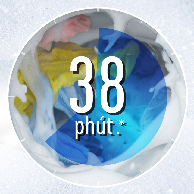 Máy giặt Panasonic NA-V10FX2LVT có thể giặt nhanh chỉ trong 38 phút