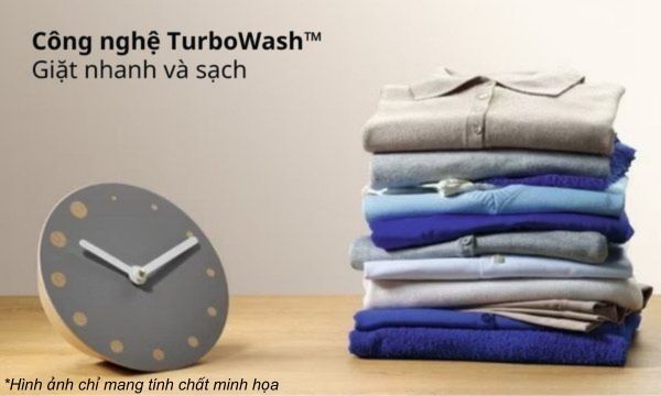 Công nghệ TurboWash giúp máy giặt LG giặt nhanh và sạch Công nghệ TurboWash giúp máy giặt LG giặt nhanh và sạch