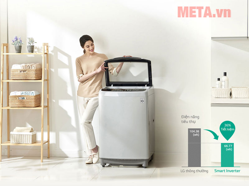 Máy giặt lồng đứng LG inverter T2350VS2W 10,5kg