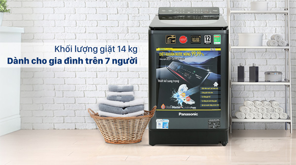 Máy giặt lồng đứng Panasonic 14kg NA-FD14V1BRV