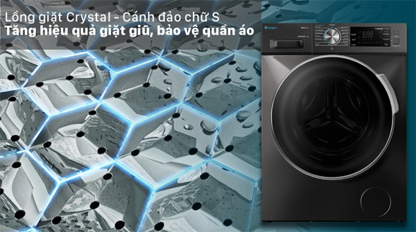 Máy giặt lồng ngang inverter Casper WF-125I140BGB 12.5 kg