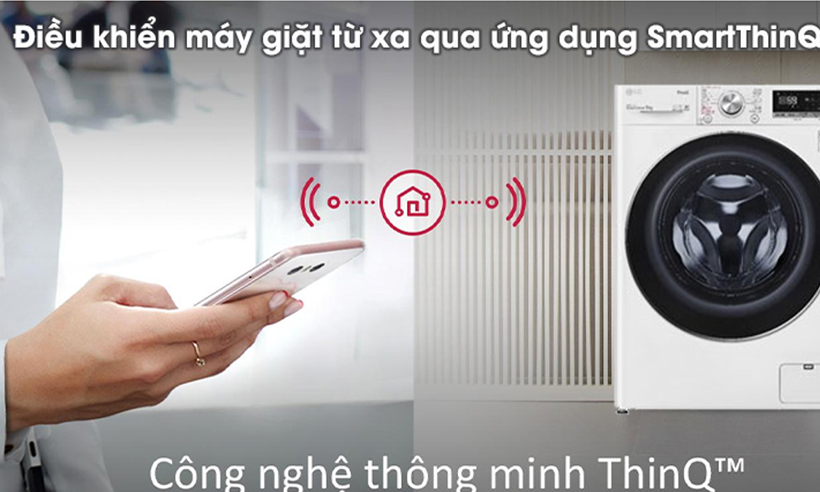 Máy giặt lồng ngang LG Inverter 9kg FV1409S2W