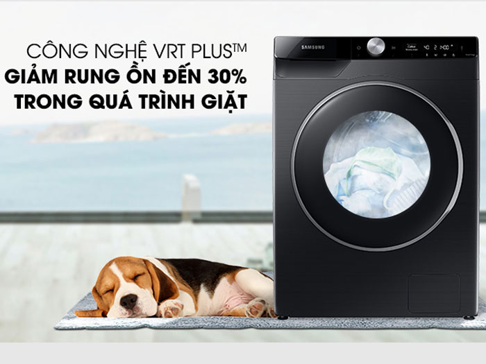 Máy giặt Samsung AI Inverter 9 kg WW90TP44DSB/SV