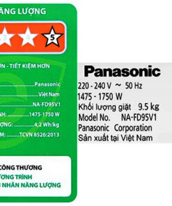 Máy giặt Panasonic Inverter 9,5kg NA-FD95V1BRV