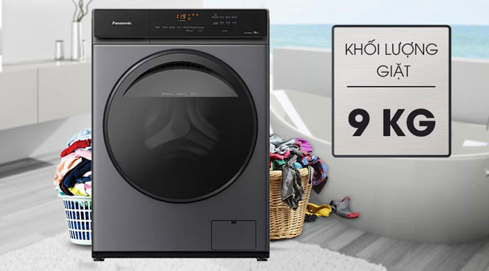 Khối lượng giặt 9kg phù hợp với gia đình từ 4 - 5 thành viên
