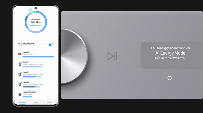 Máy giặt Samsung Inverter 11kg WW11CB944DGBSV