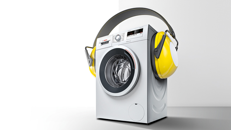 Độ ồn máy giặt sấy Bosch khá thấp Độ ồn máy giặt sấy Bosch khá thấp