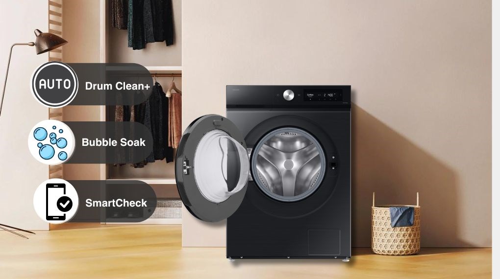 Máy giặt sấy Samsung Bespoke WD12DB7B85GBSV