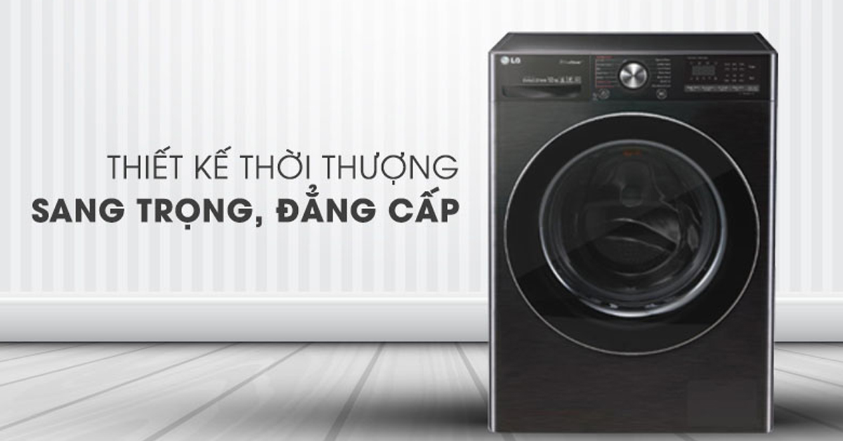 Máy giặt sấy LG Inverter 13kg FV1413H3BA Sấy 8kg