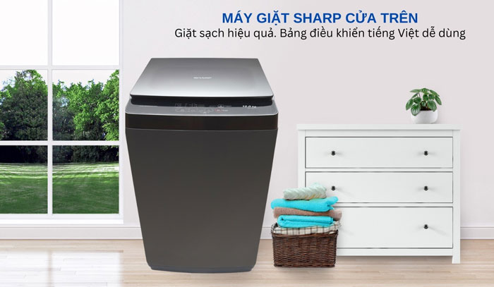 Máy giặt Sharp 10kg ES-Y100HV-S