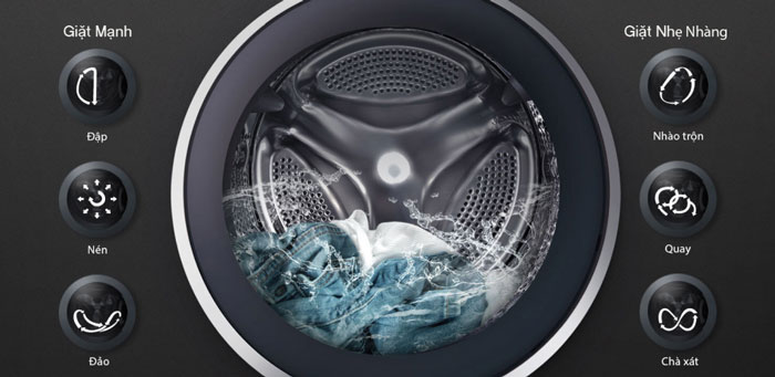 Máy giặt thông minh AI LG Inverter 11kg FV1411S3B