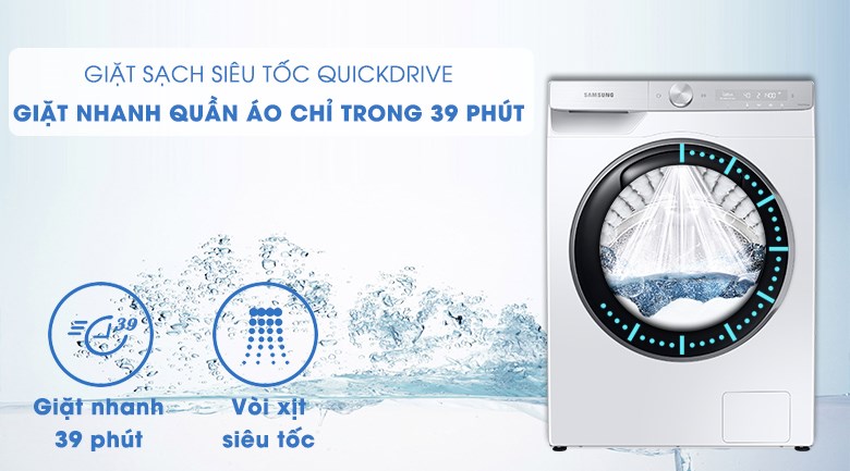 Máy giặt thông minh AI Samsung 10kg WW10TP44DSH/SV