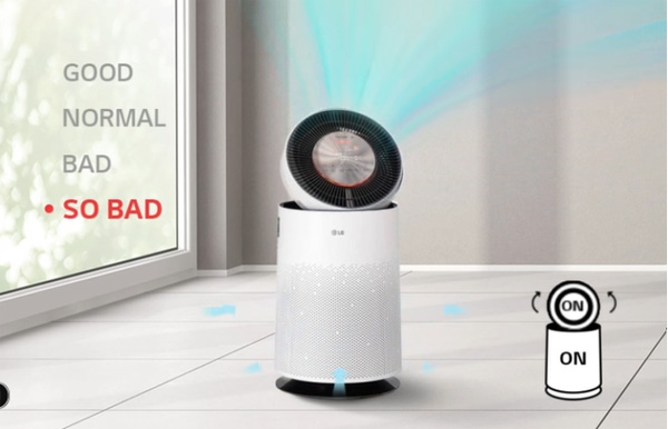 Máy lọc không khí LG PuriCare 1 tầng AS65GDWH0