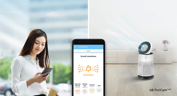 Máy lọc không khí LG PuriCare 1 tầng AS65GDWH0