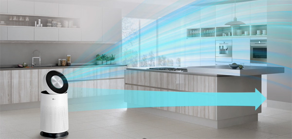 Máy lọc không khí LG PuriCare 1 tầng AS65GDWH0