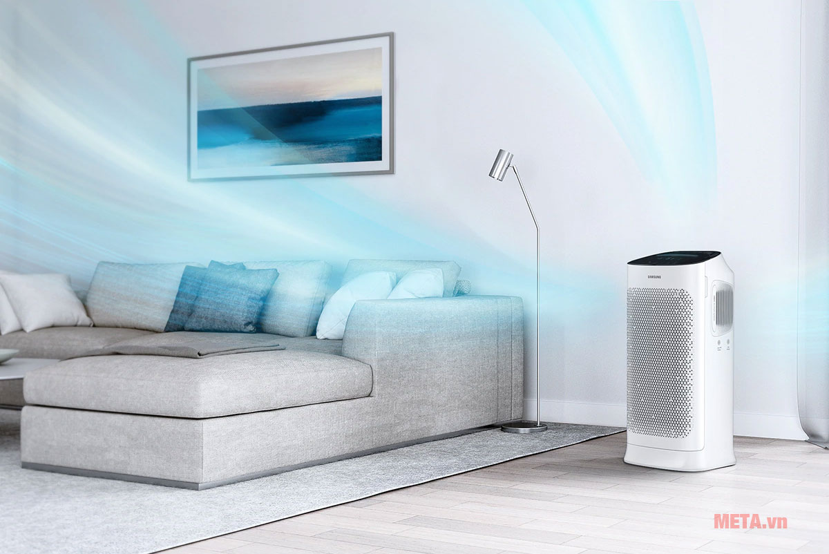 Máy lọc không khí Samsung AX60R5080WD/SV giúp lọc sạch các loại bụi bẩn