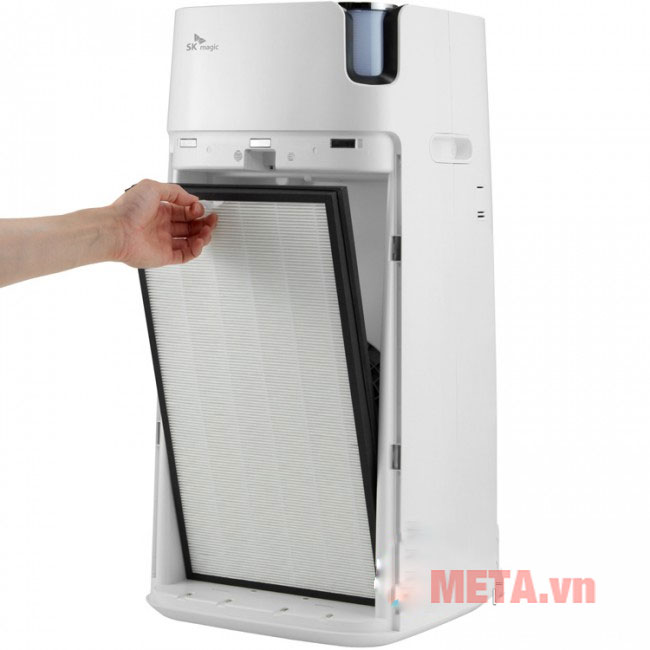 Dễ dàng tháo bảo vệ để vệ sinh bộ lọc