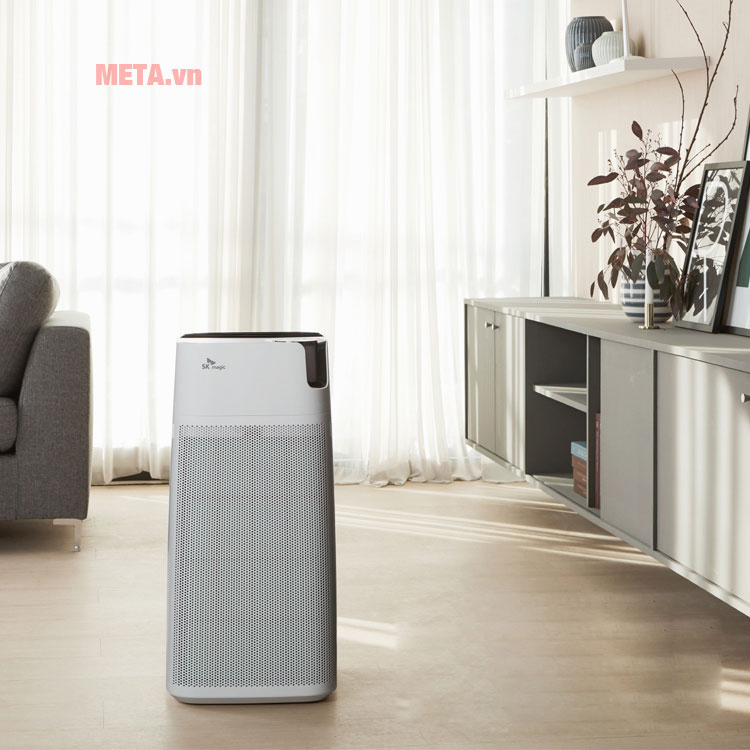 Bạn có thể di chuyển máy ở mọi không gian nhờ 4 bánh xe di chuyển