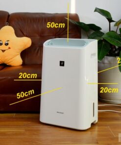 Máy hút ẩm và lọc không khí Sharp DW-E16FA-W (38m2)