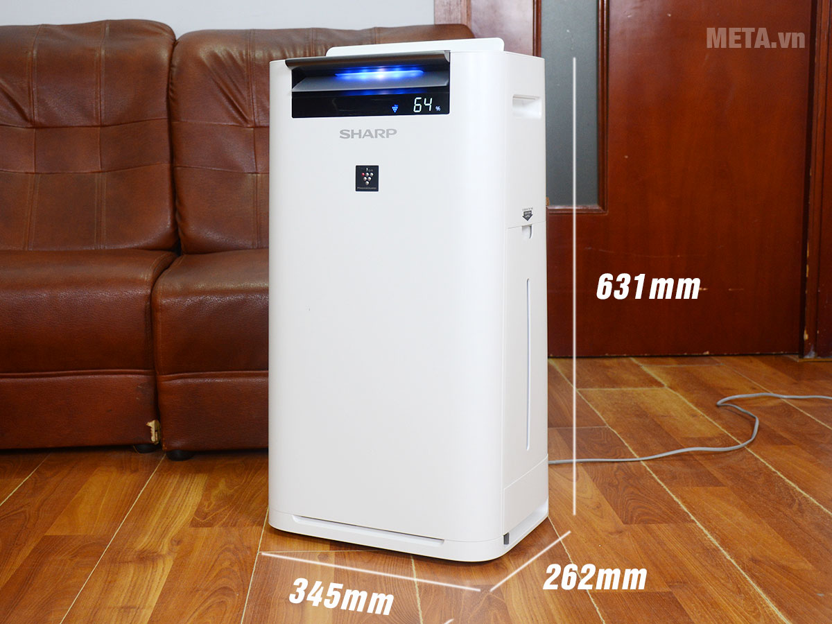 Máy lọc không khí và tạo ẩm Sharp KC-G40EV-W