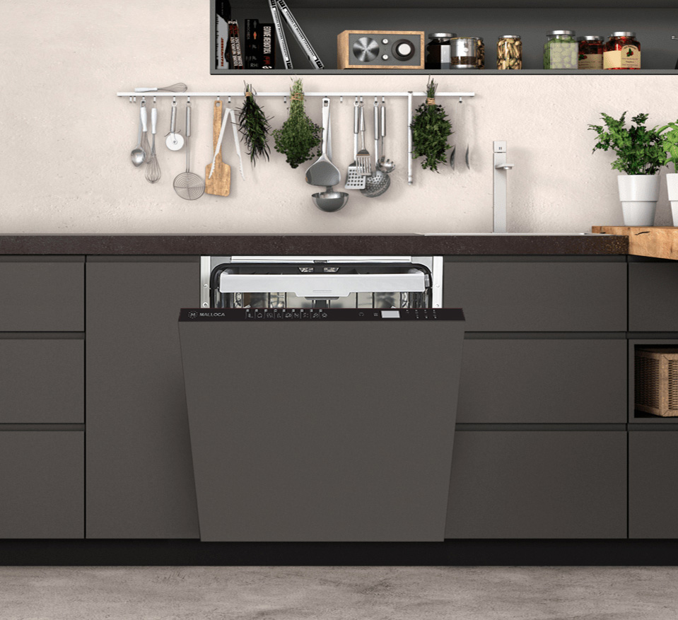 Máy rửa bát âm tủ Malloca MDW14-B09FI 14 bộ