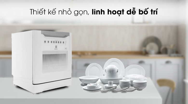 Máy rửa bát Electrolux ESF6010BW 1.480W 8 bộ