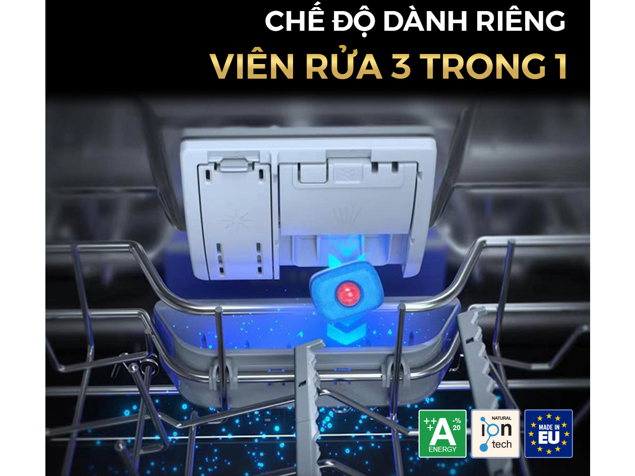 Máy rửa bát Kocher KDEU-8855S7 Serie 7