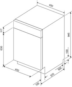 Máy rửa bát Malloca MDW10-BS08FS 10 bộ