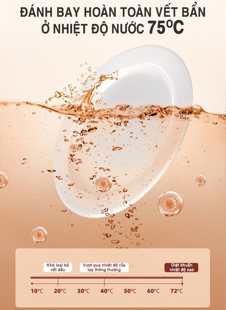 Máy rửa bát Richborn RDP6080SPB 16 bộ