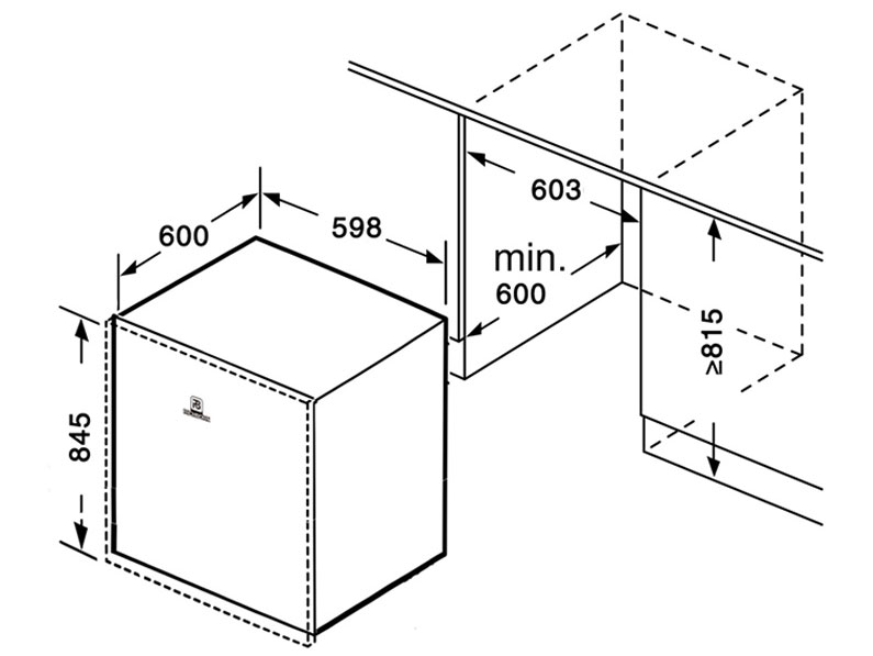 Máy rửa bát Richborn RDP6085SHB 16 bộ