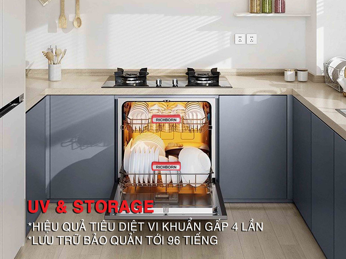 Máy rửa bát Richborn RDS6060MUS 12 bộ
