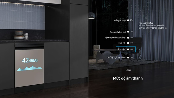 Máy rửa bát Samsung Bespoke DW60CB750FAPSV 14 bộ