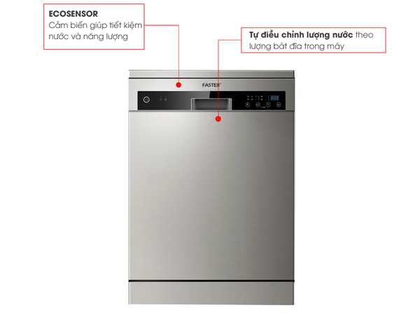 Máy rửa bát Faster SMS 633AS 12-14 bộ