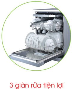 Máy rửa bát Faster SMS 633AS (12-14 bộ)