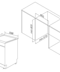 Máy rửa chén Malloca WQP12-J7713FB (14 bộ)