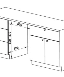 Máy rửa chén bát âm Hafele HDW-FI60D (533.23.320) - 15 bộ
