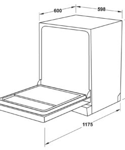 Máy rửa chén bát độc lập Hafele HDW-F60EB (538.21.310) - 14 bộ