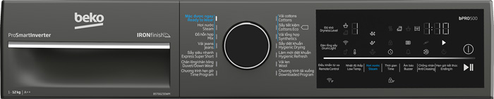 Máy sấy bơm nhiệt Beko B5T66230WM 12kg