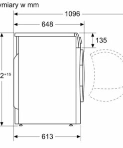 Máy sấy bơm nhiệt 9kg Bosch WQG241AGPL Serie 6