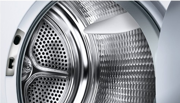 Máy sấy quần áo Bosch WTA74200SG có Lồng sấy bằng thép không gỉ, độ bền cao